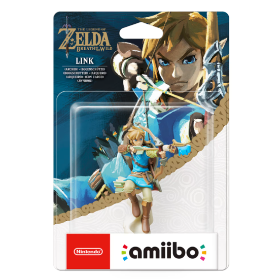 Amiibo Link Archer The Legend of Zelda Breath of the Wild collection (45496380250) - (Nintendo Switch)